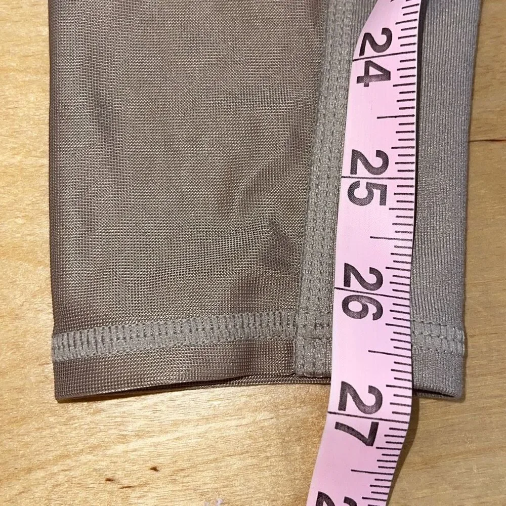 Alo Yoga Womens Elevate‎ Colorblocked Mesh Full Length Leggings Tan Size XS